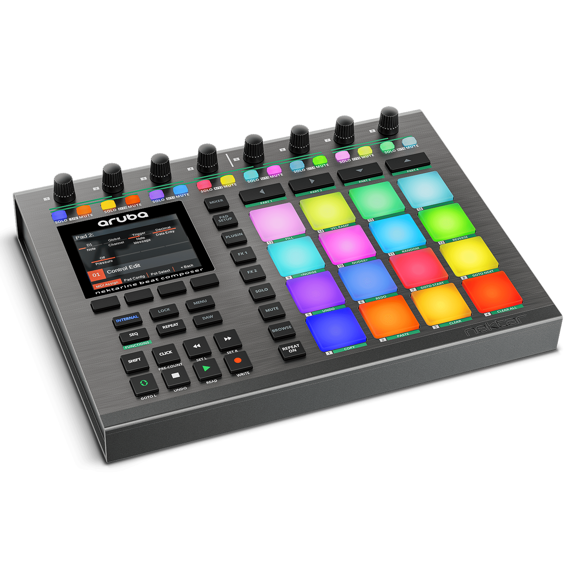 Nektar Technology ARUBA Aura MIDIコントローラー Контролер Nektar Aruba | Gemamusic.net